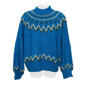 Who What Wear Fair Isle Sweater - Size XL